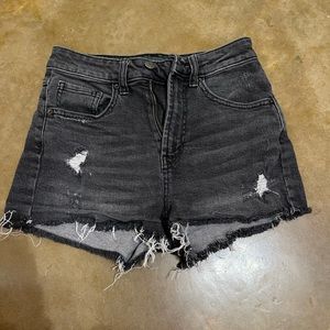 Target wild fable brand black denim shorts